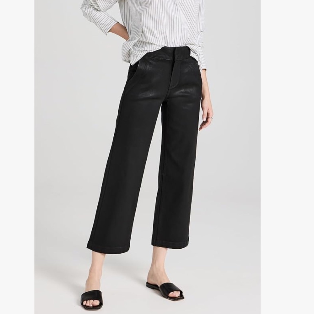 Black Wide-Leg Women's Pants